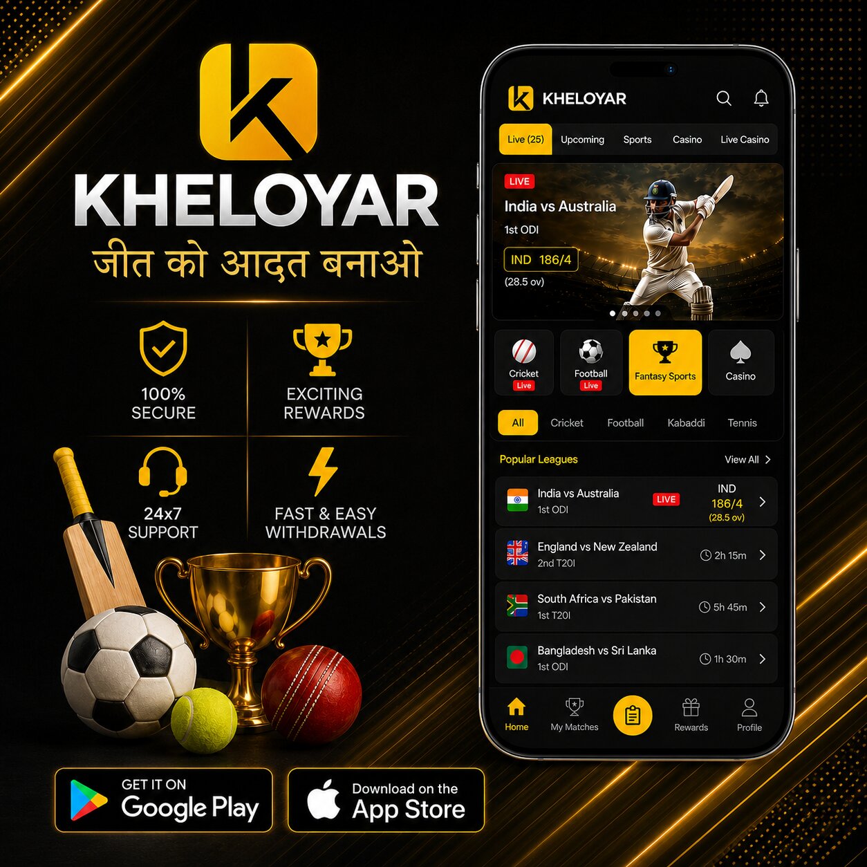 Get the Latest Kheloyar App for Android and iOS