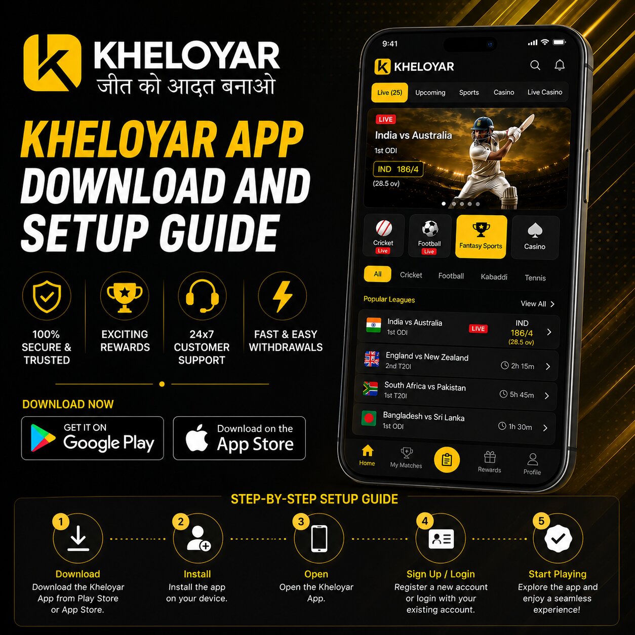 Kheloyar App Download and Setup Guide